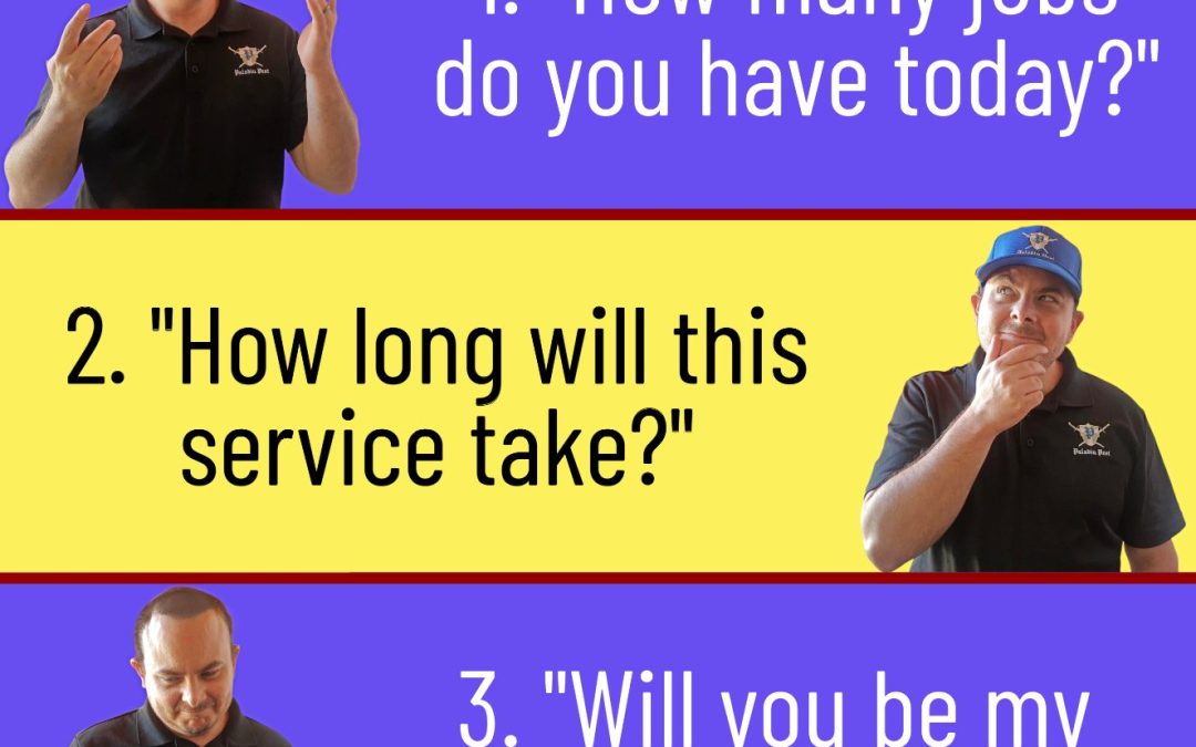 Four Questions to Ask Your Pest Control Company