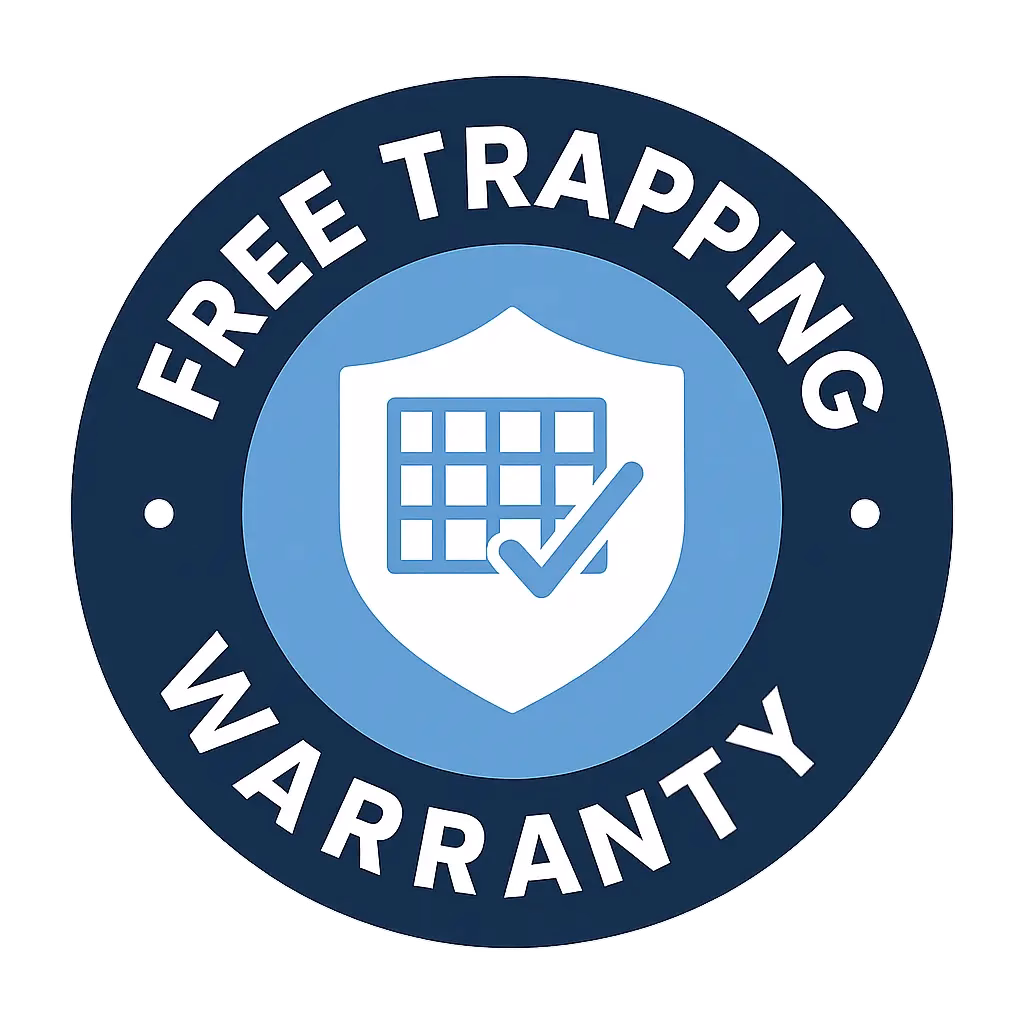 Free trapping warranty